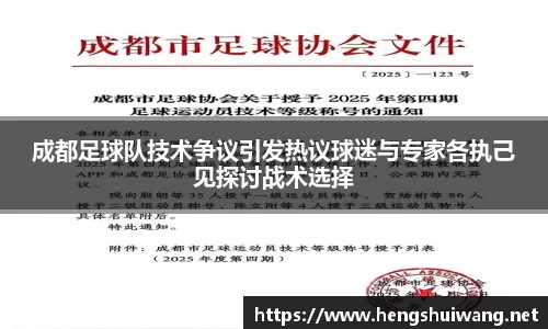 成都足球队技术争议引发热议球迷与专家各执己见探讨战术选择